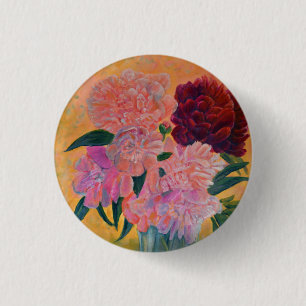 ErdbeerBouquet - Erdbeermalerei Button