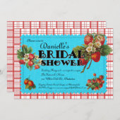 ErdbeerBrautparty-Einladung Einladung (Vorne/Hinten)