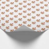 Erdbeerbrötchen Geschenkpapier (Ecke)