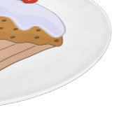 Erdbeerbrötchen süß schneidebrett (Ecke)
