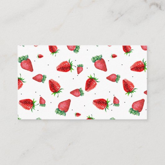 Erdbeerbuch Begleitkarte (Rückseite)