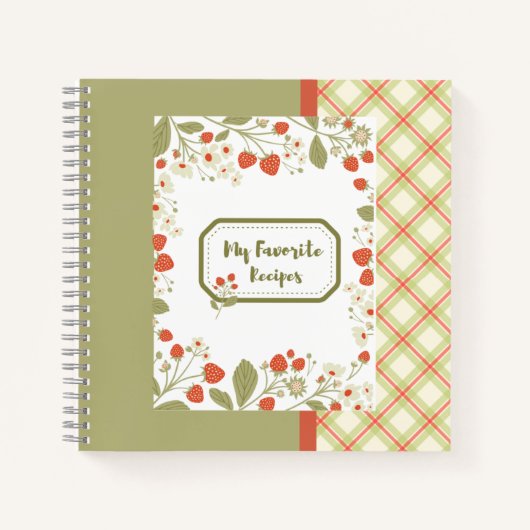 Erdbeerbuch Notizblock (Vorderseite)