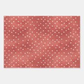 Erdbeercocktail-Getränke rote Punkte Junggesellinn Geschenkpapier Set (Vorderseite 2)