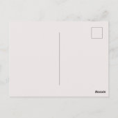 Erdbeercroissant Firmenname oder Nachricht hinzufü Postkarte (Rückseite)