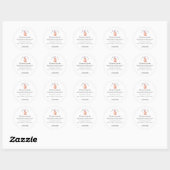 Erdbeercupcake-Wasserfarbe-Zutat Runder Aufkleber (Blatt)