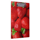 Erdbeerdesign Schreibunterlage Klemmbrett (Rechts)