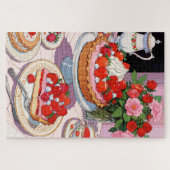 Erdbeerdessert Puzzle (Horizontal)