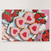 Erdbeerdessert Puzzle (Horizontal)