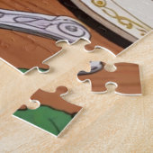 Erdbeerdessert Puzzle (Seite)