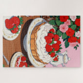 Erdbeerdessert Puzzle (Horizontal)
