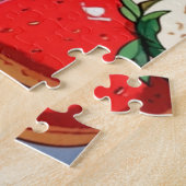 Erdbeerdessert Puzzle (Seite)
