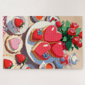 Erdbeerdessert Puzzle (Horizontal)