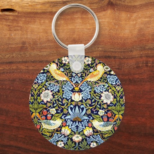 Erdbeerdieb, berühmtes Muster, Schlüsselanhänger (Vorderseite)