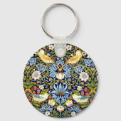 Erdbeerdieb, berühmtes Muster, Schlüsselanhänger (Rückseite)