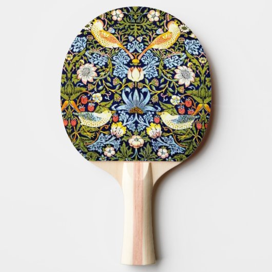 Erdbeerdieb, berühmtes Muster, Tischtennis Schläger (Rückseite)