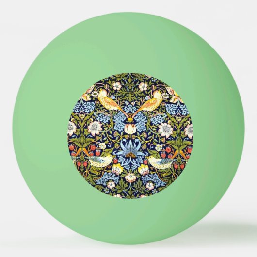 Erdbeerdieb, berühmtes Muster, Tischtennisball (Rückseite)