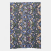 Erdbeerdieb durch William Morris Geschirrtuch (Vertikal)