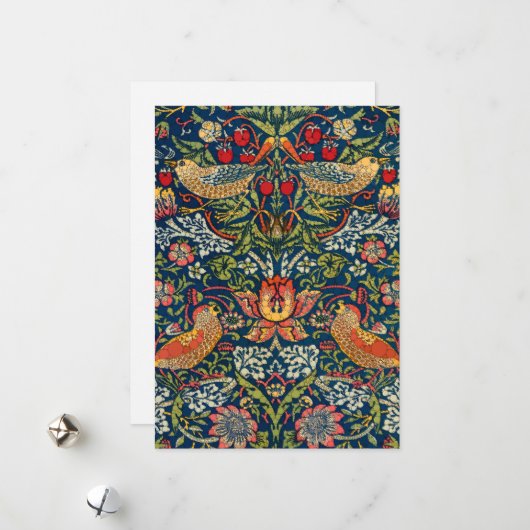 Erdbeerdieb, Unendlichkeit nach Morris Feiertagskarte (Vorderseite/Rückseite Beispiel)