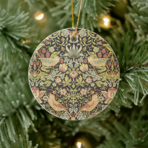 Erdbeerdiebe von William Morris, Vintage Kunst Keramik Ornament