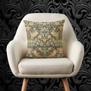 Erdbeerdiebe von William Morris, Vintage Kunst Kissen