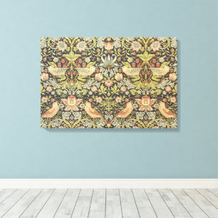 Erdbeerdiebe von William Morris, Vintage Kunst Leinwanddruck