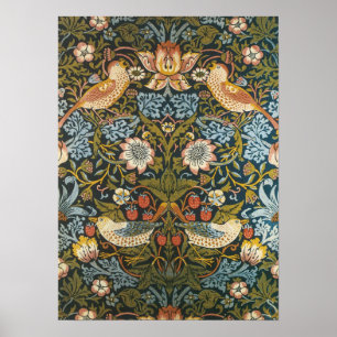 Erdbeerdiebe von William Morris, Vintage Kunst Poster