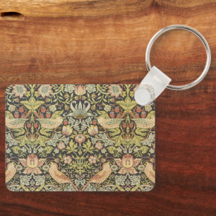 Erdbeerdiebe von William Morris, Vintage Kunst Schlüsselanhänger