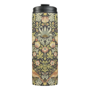 Erdbeerdiebe von William Morris, Vintage-Kunst Thermosbecher