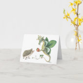 Erdbeerdrache notecard karte (Gelbe Blume)