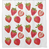 Erdbeerduschvorhang Duschvorhang (Vorderseite)