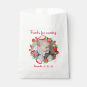 Erdbeere 1. Geburtstagsbeere Party erste Geschenktütchen (Vorderseite)