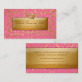 Erdbeere 311 goldene göttliche #2 gebrannt visitenkarte (Vorne/Hinten)