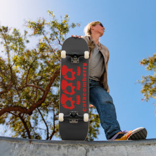 Erdbeere 3 Knochenköpfe Skateboard