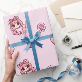 Erdbeere Adorbs Geschenkpapier