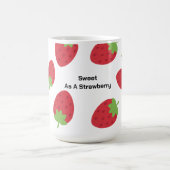 Erdbeere Alltag Kaffee / Tee Tasse (Mittel)