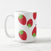Erdbeere Alltag Kaffee / Tee Tasse (Links)