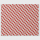 Erdbeere als Geschenk Wrap Fruchtdesign Geschenkpapier (Flach)
