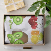 Erdbeere Apple Watermelon Cherry Frucht Decoupage Seidenpapier (Geschenk)