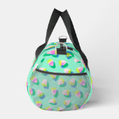 Erdbeere Aquamarin Duffle Bag (Rechts)
