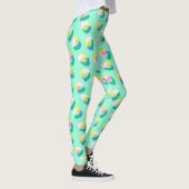 Erdbeere Aquamarin Leggings (Rechts)