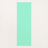 Erdbeere Aquamarin Yogamatte (Rückseite)