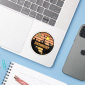 Erdbeere, Arizona Aufkleber (Laptop mit iPhone)