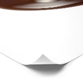 Erdbeere aus Single in Schokolade getaucht Poster (Ecke)