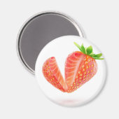 Erdbeere ausschalten magnet (Vorderseite/Rückseite)
