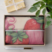 Erdbeere Babe Rosa Haar Decoupage Möbel Seidenpapier (Geschenk)