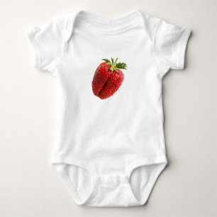 Erdbeere Baby Strampler