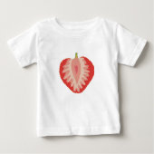 Erdbeere Baby T-shirt (Vorderseite)