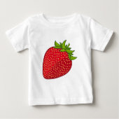 Erdbeere Baby T-shirt (Vorderseite)