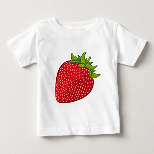 Erdbeere Baby T-shirt (Vorderseite)