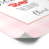 Erdbeere Babydusche Thema Mama-osa-Bar Poster (Ecke)